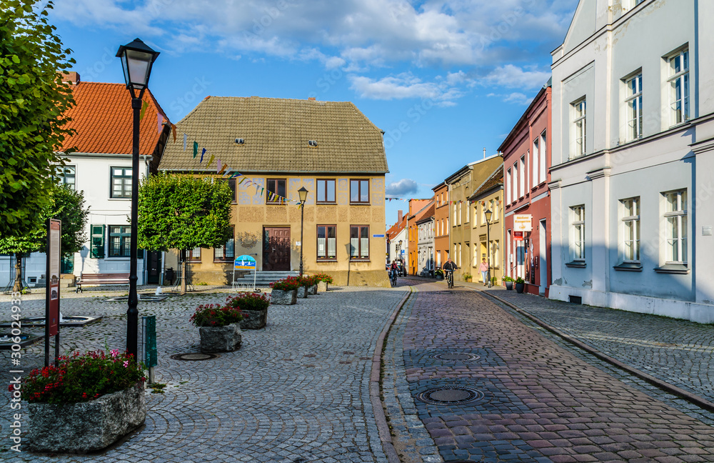 Alter Markt in Malchow Mecklenburgische Seenplatte