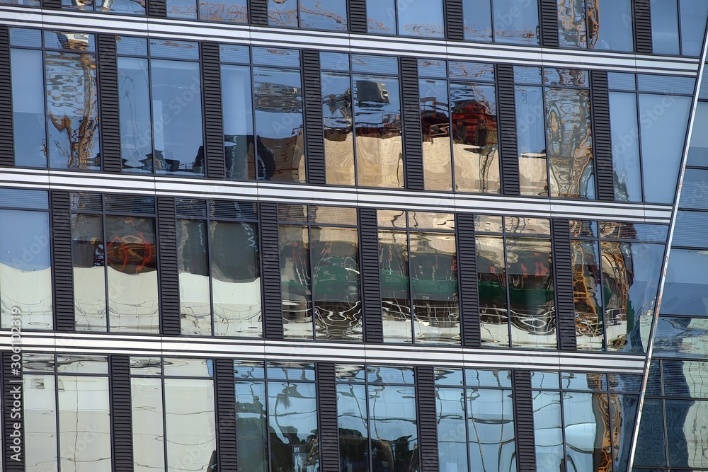 windows of modern building