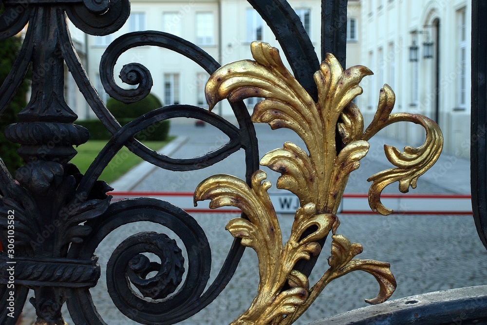 Ornaments on the fence