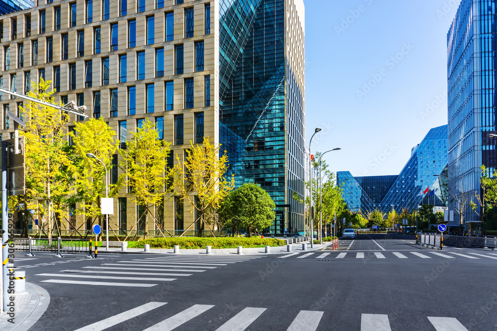 Personal Perspective of Contemporary Architectural Office City Landscape