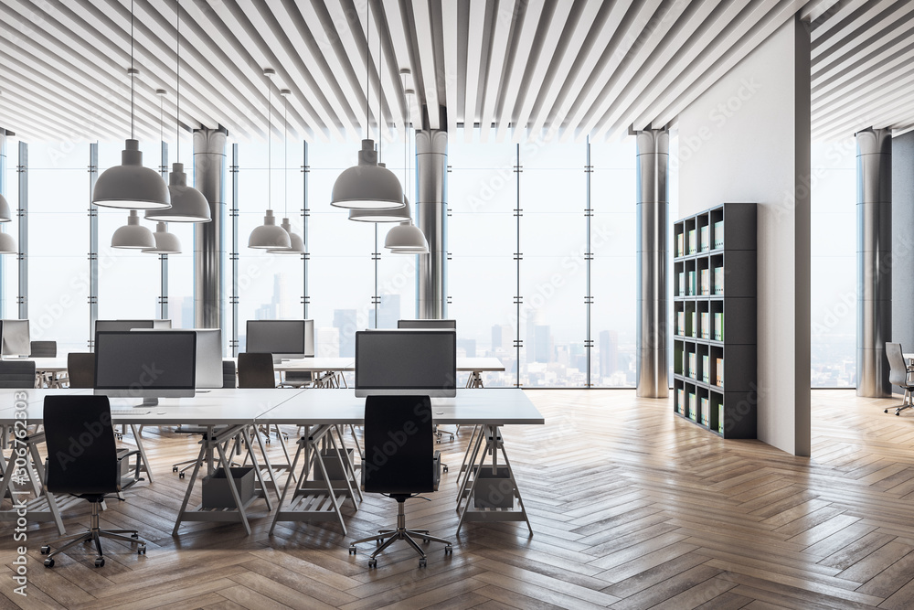 Workspace manager in a modern interior