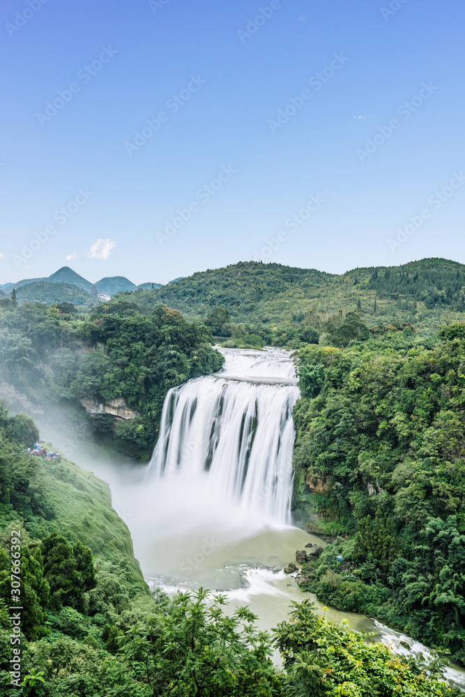 Scenery of Huangguoshu waterfall in Guizhou, China