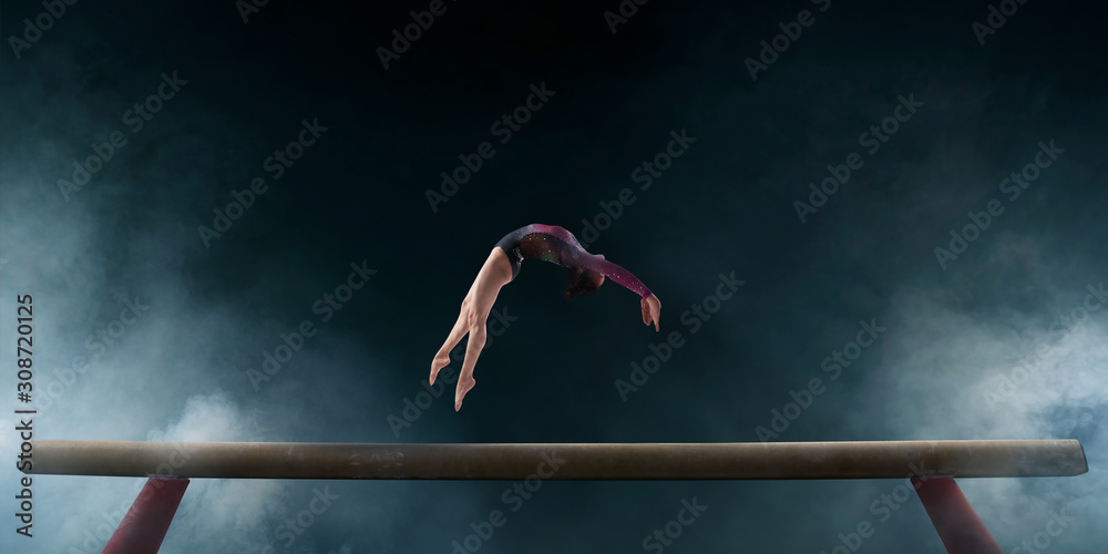 Female gymnast.