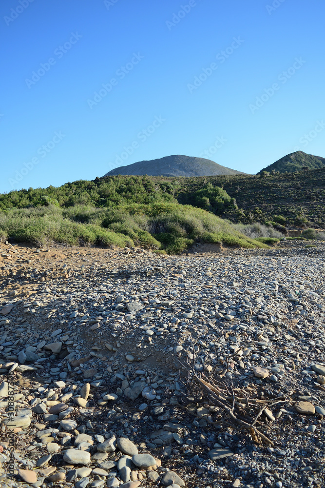 Marmaros海滩景观-土耳其爱琴岛Gokceada（Imbros）