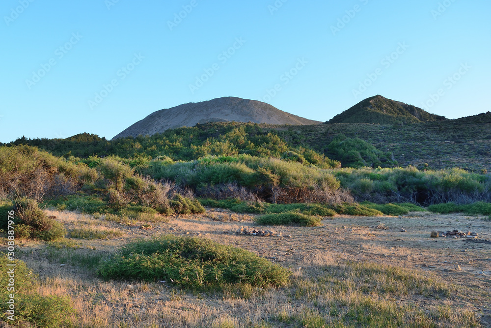 Marmaros海滩景观-土耳其爱琴岛Gokceada（Imbros）