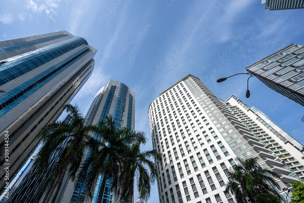 city skyline in kuala lumpur