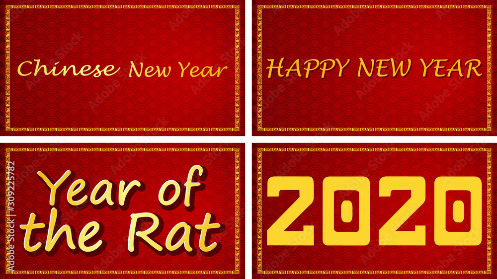 Happy new year background design