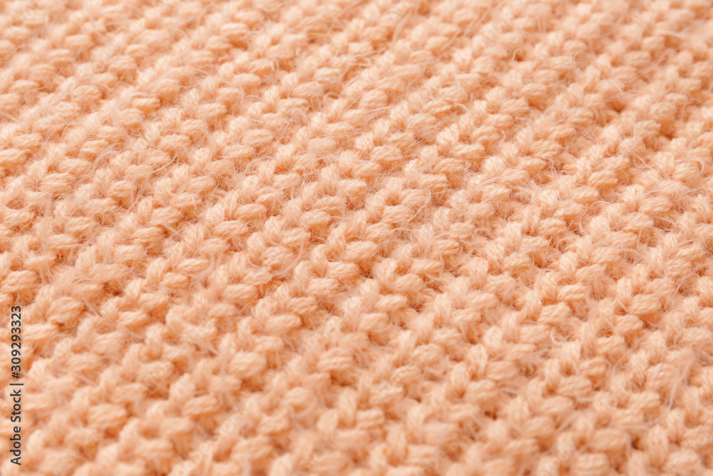 Texture of knitted fabric as background