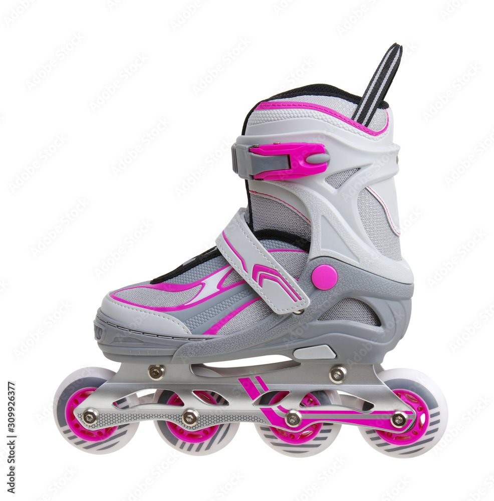 One roller skate isolated on white