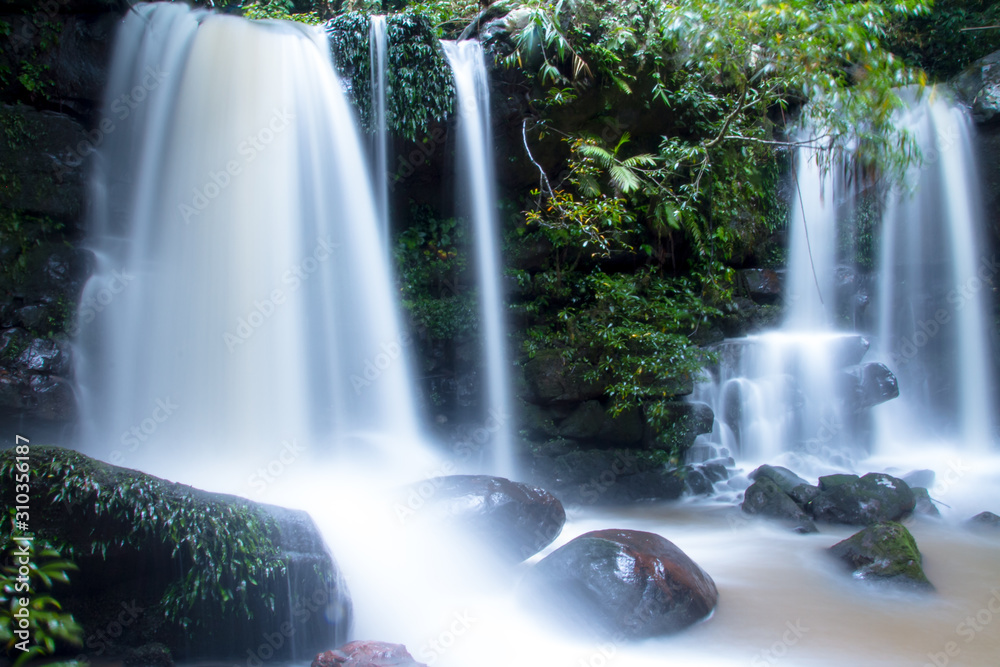 waterfall in forest