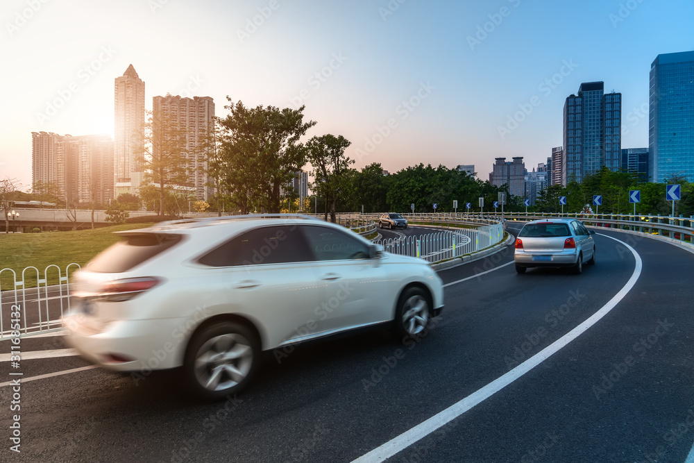 广州城市道路与建筑景观