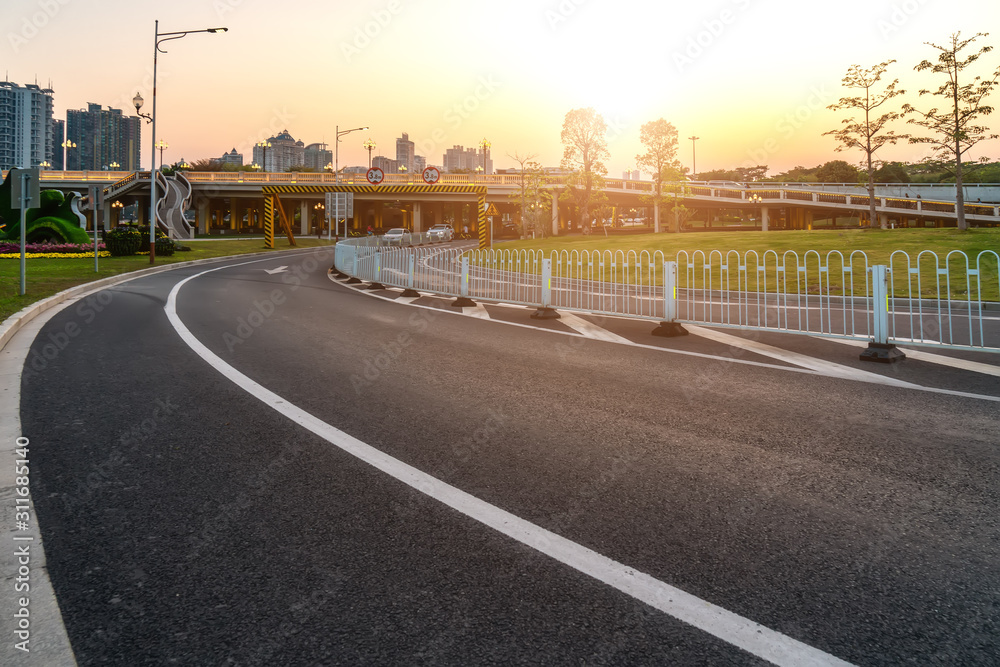 广州城市道路与建筑景观