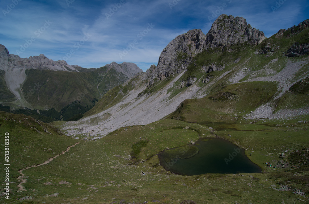 lake in the mountains