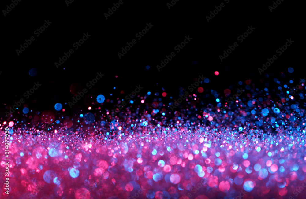 Abstract neon glittering background