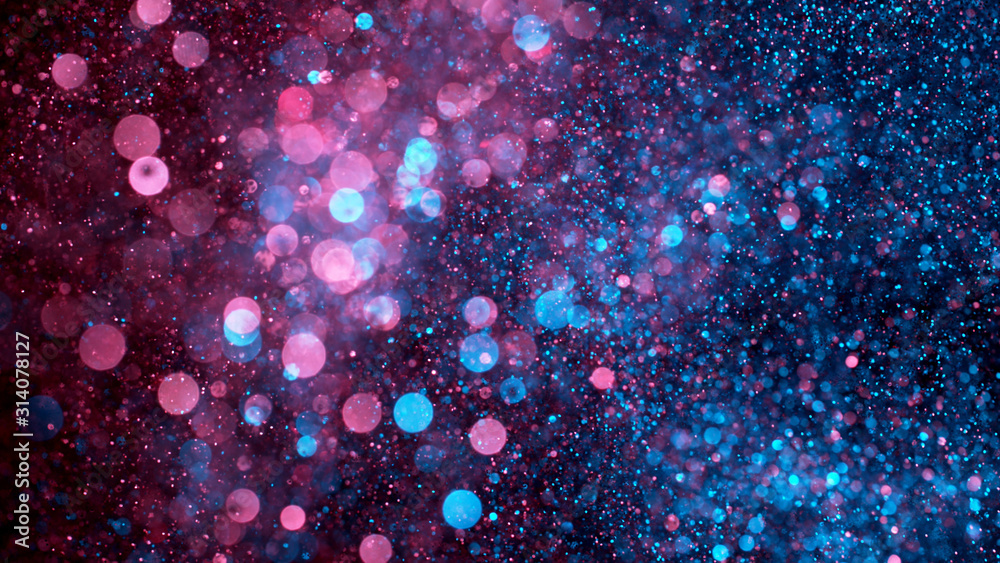 Abstract neon glittering background