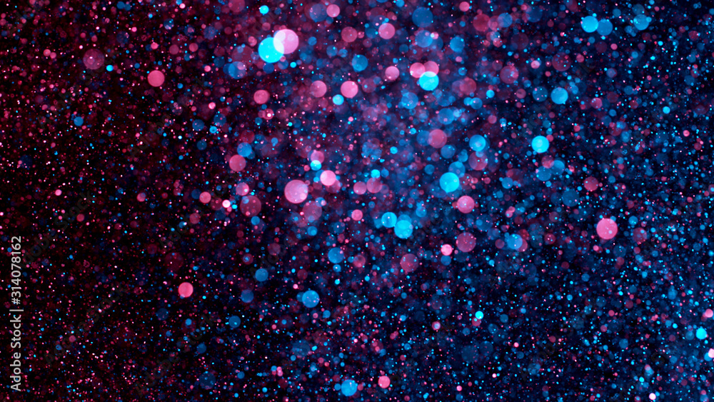 Abstract neon glittering background