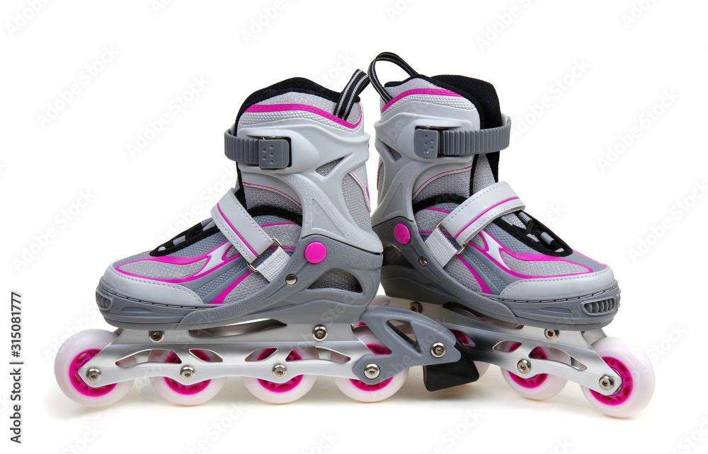 roller skates isolated on white