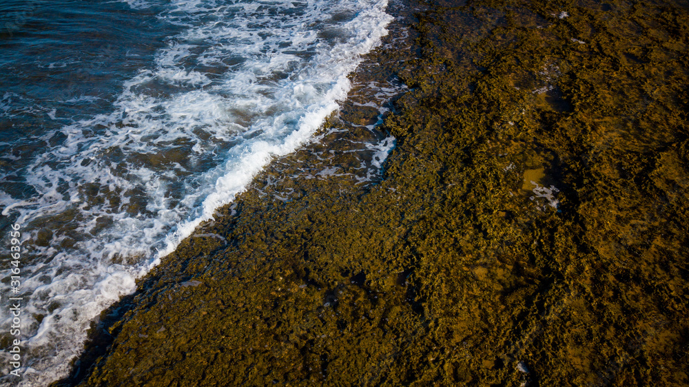 Aerial view of beaches in Barra Grande, one of the most visited tourist destinations on the Maraú pe