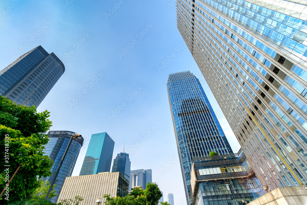 China Chongqing skyscrapers