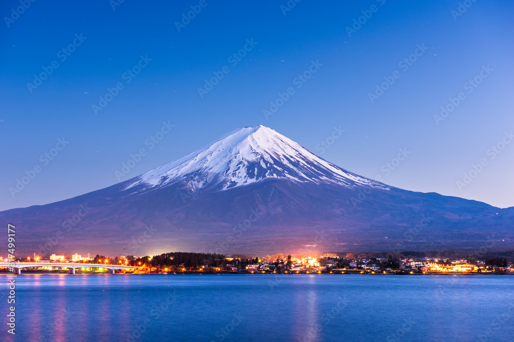 富士山，日本河口湖