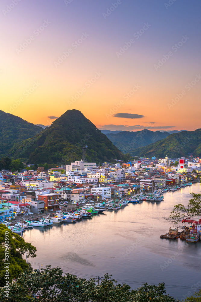 Shimoda，日本城市夜景