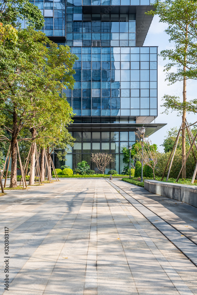 Cityscape of Nansha CBD Business District, Guangzhou, China