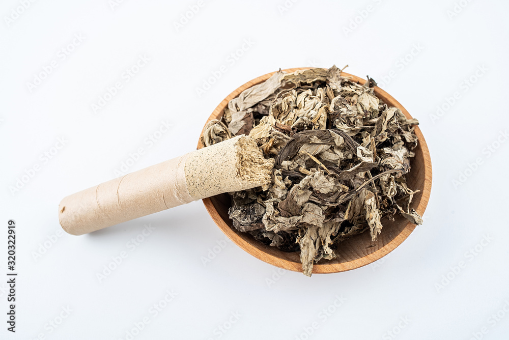 Ai Zhu and Ai Ye of Traditional Chinese Medicine Moxibustion