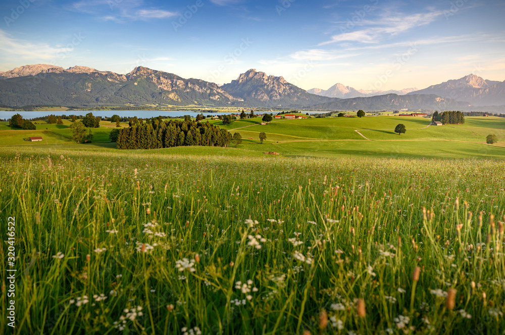 Idyllic rural Bavaria, Allgäu, Germany