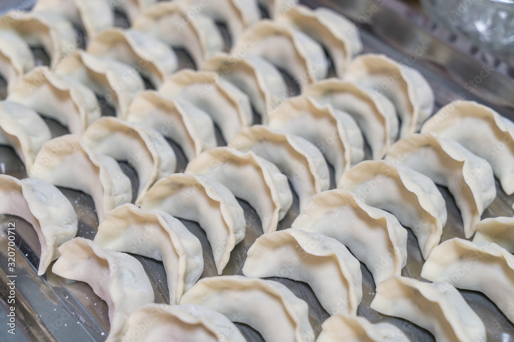 Different flavors of dumplings,homemade and healthy.