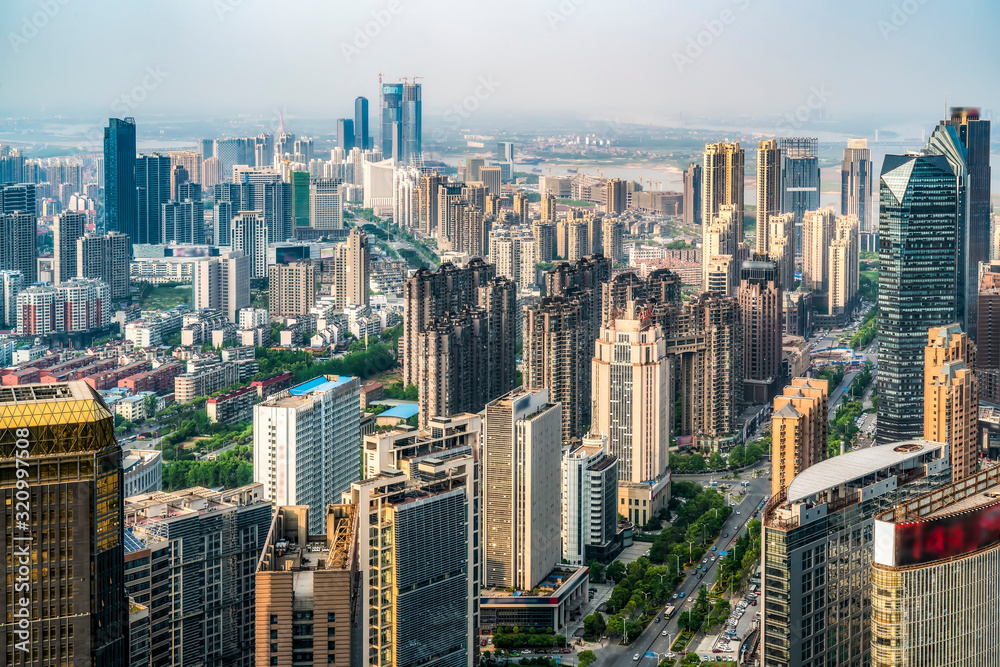 Urban Scenery of Nanchang New District,jiangxi,china