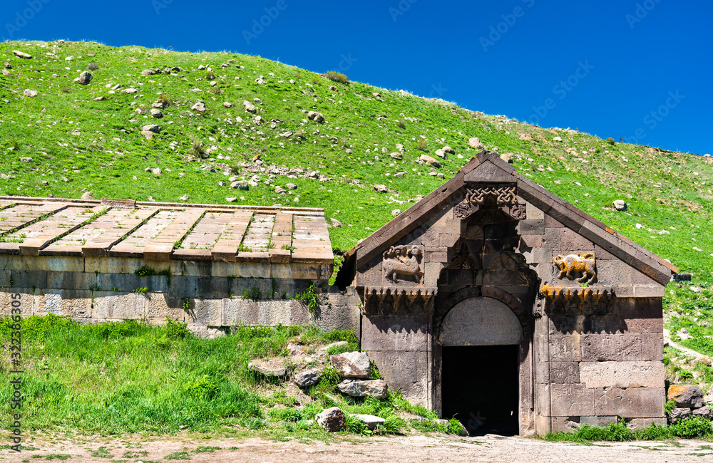 亚美尼亚Vardenyats山口的Orbelian Caravanserai