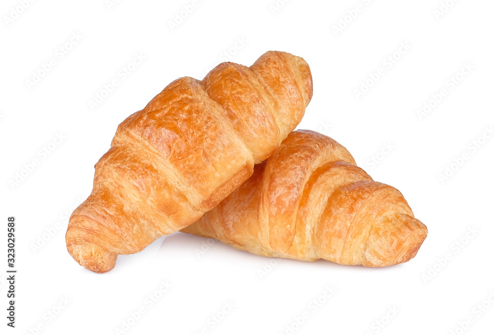 croissant isolated on white background