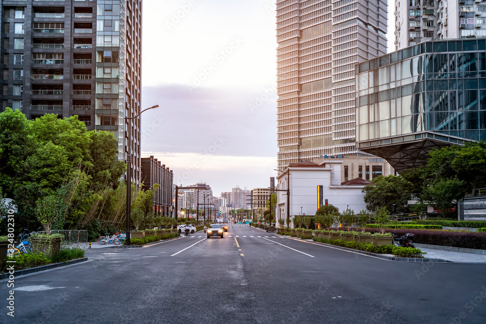 路街上海陆家嘴金融区大厦办公楼