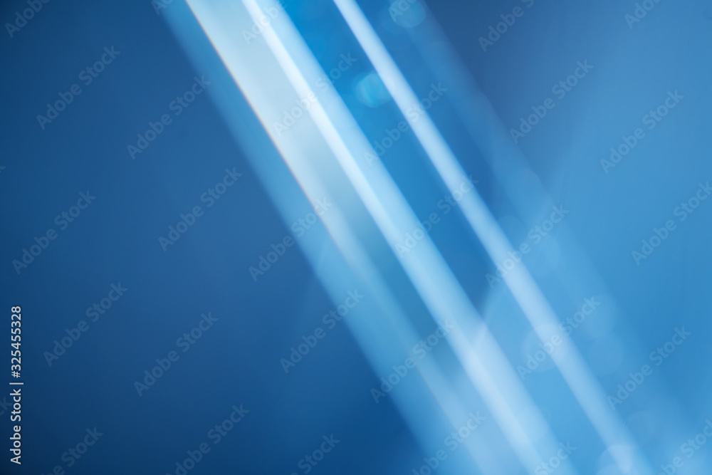 Abstract Lens Flare backdrop, Technology background, prism Bokeh Lights. Photo of Leaking Reflection