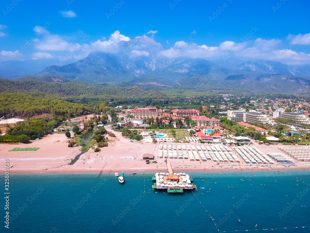 Coast of the Turkish Riviera with amazing beach, Tekirova