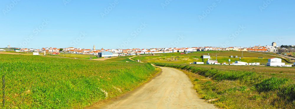  Fuente de Cantos un pueblo en el Camino a Santiago (Vía de la Plata) en la provincia de Badajoz Ext