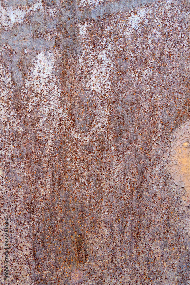 Rusty metal plate background material..