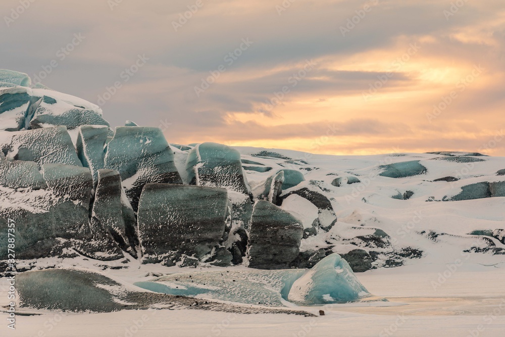 Svinafellsjökull Glacier Islande