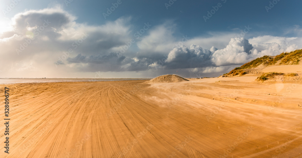 Zufahrt zum Strand auf der Insel Rømo