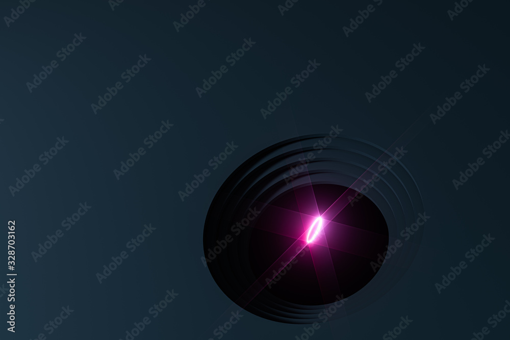 Circle background material,cartoon room,3d rendering.