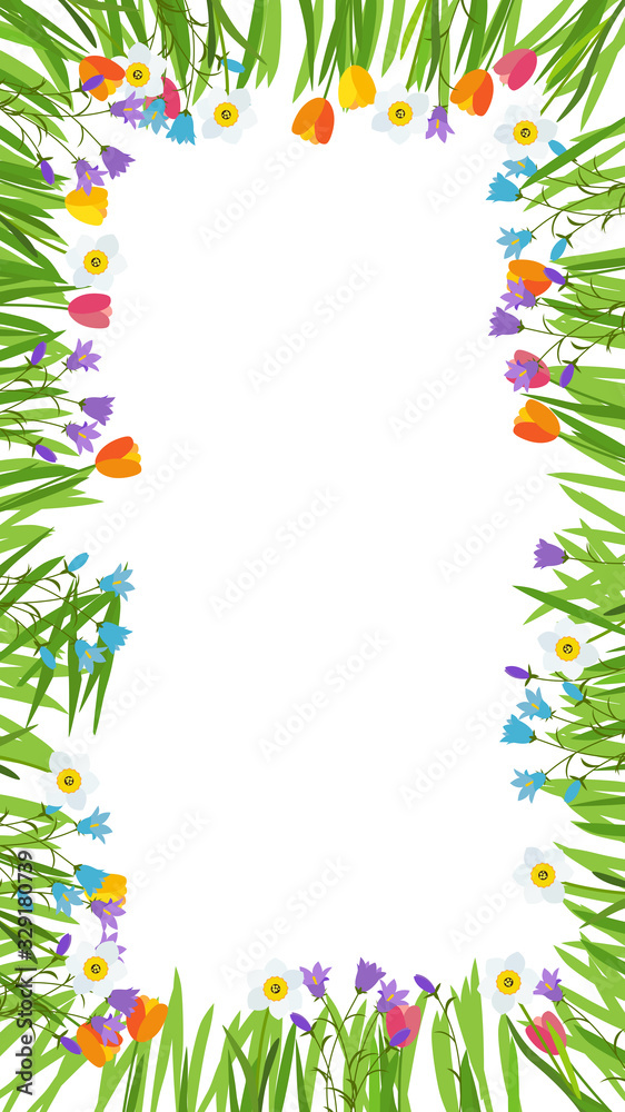 Abstract Design Flower Background Vector Illustration