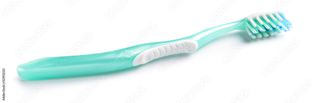 Tooth brush on white background