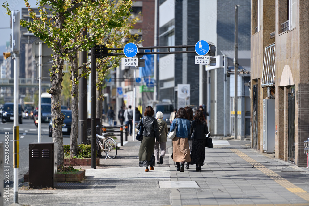 京都市内の街並み