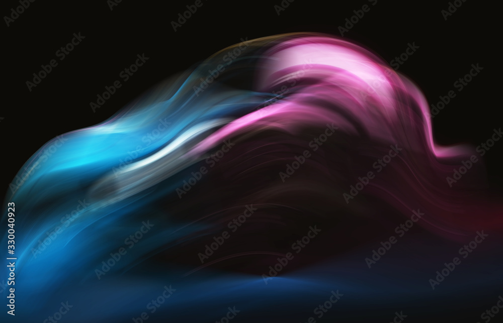 Abstract smoke background with blurred motion effect