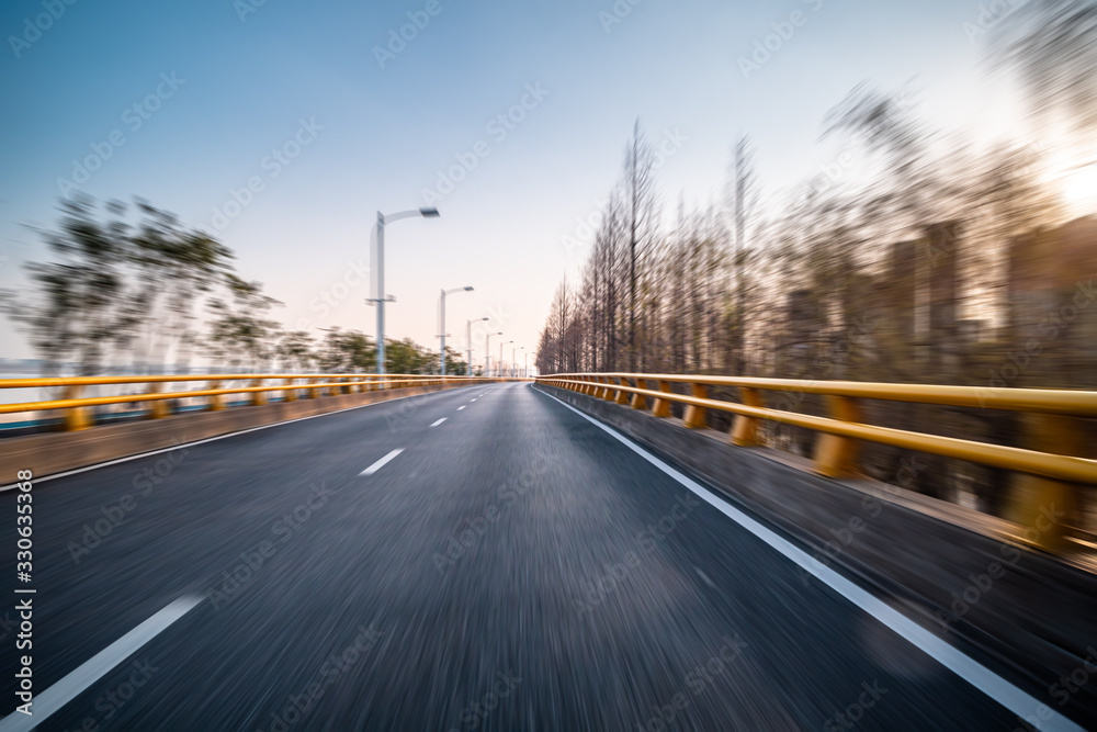 road in park