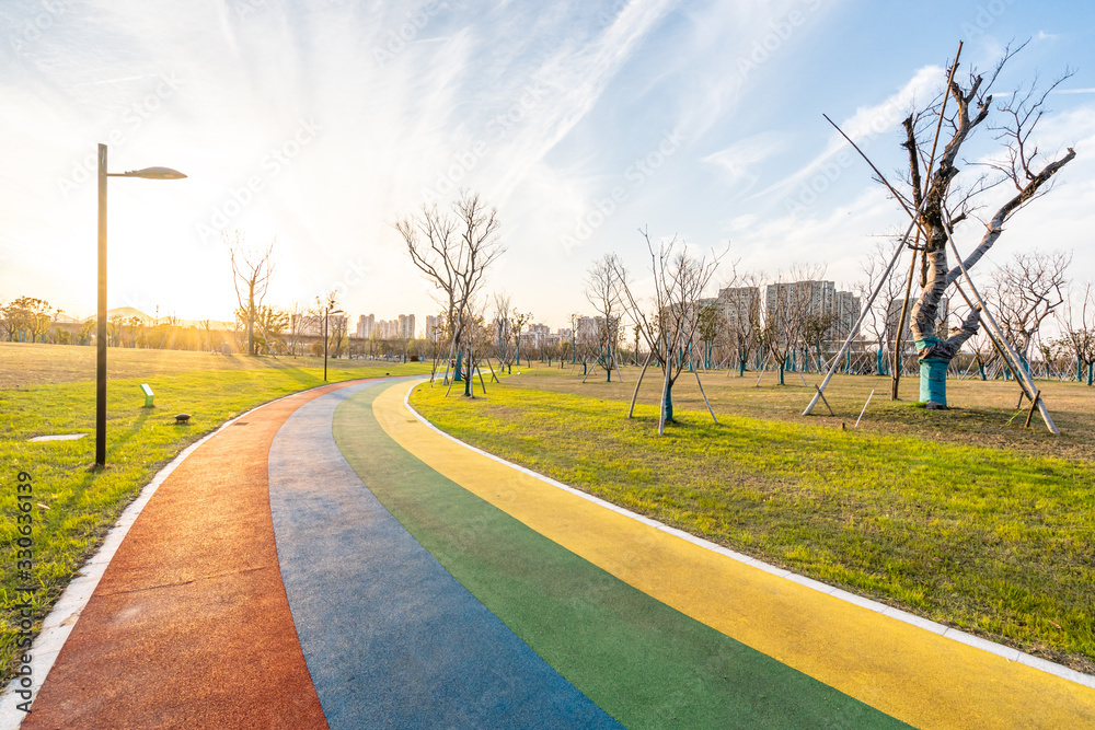 track in park