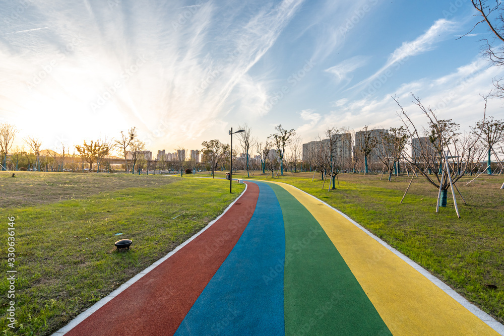 track in park