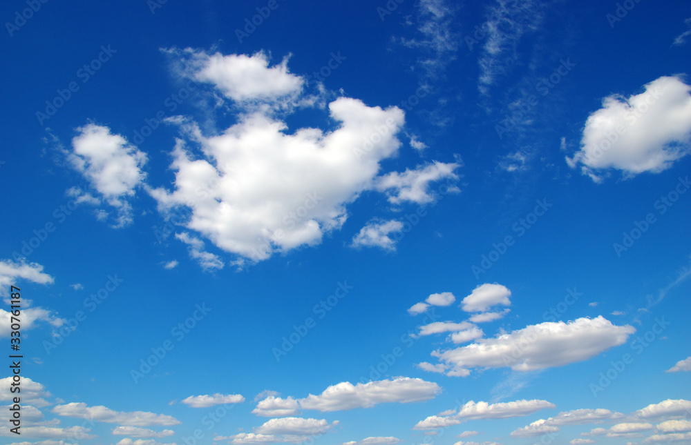  sky and white clouds