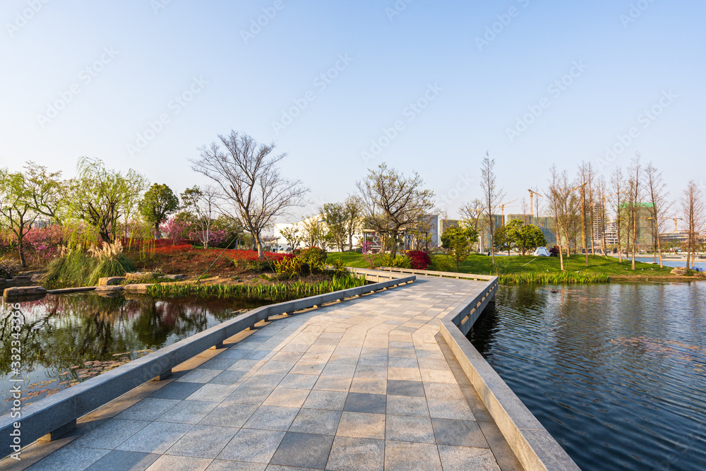 road in park