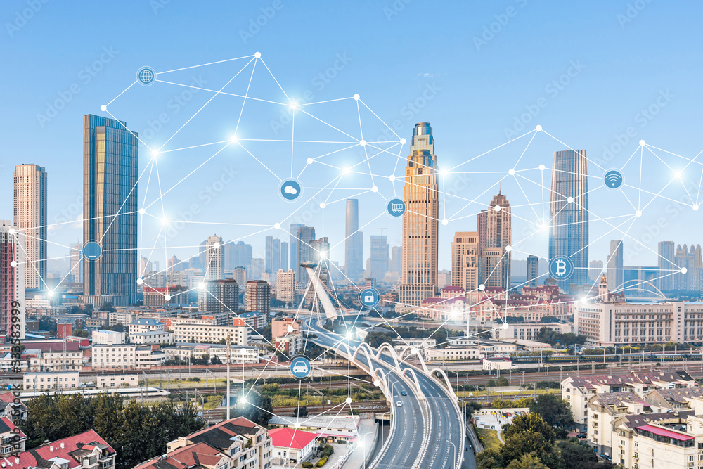 The concept of big data of urban interconnection in Tianjin, China